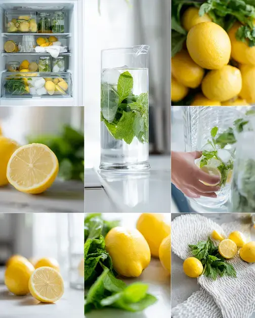 Dicas para manter sua água saborizada fresca
