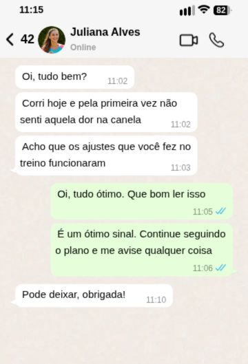 Print de depoimento no WhatsApp 5