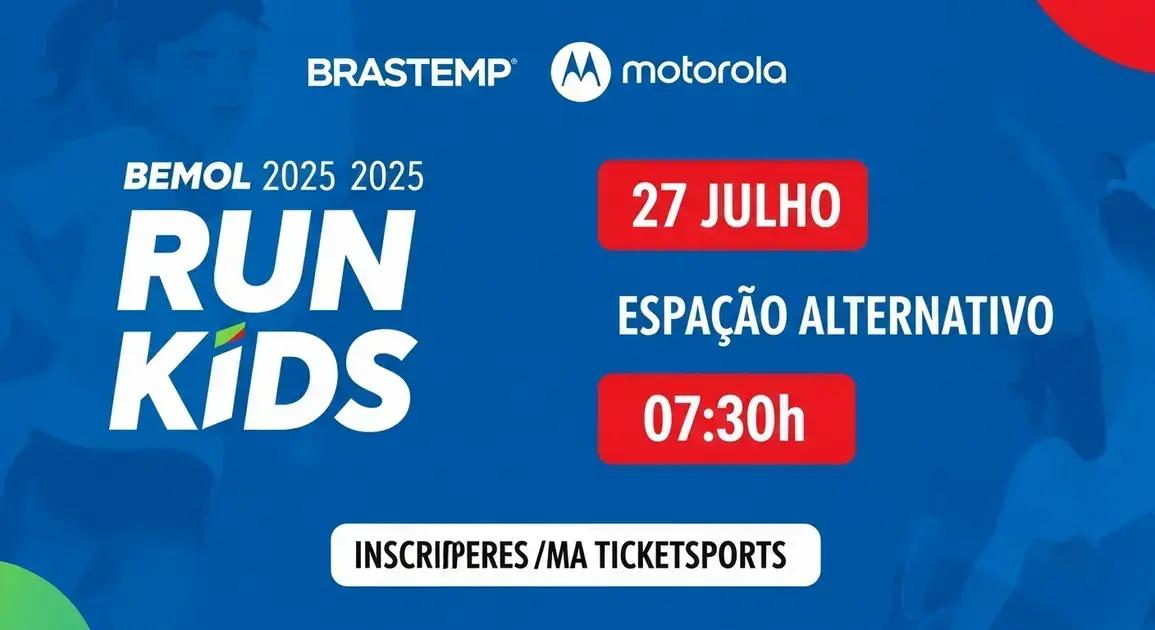 Bemol Run Kids 2025: Diversão e Saúde para Crianças em Porto Velho