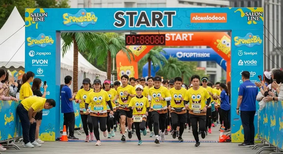 Corrida do Bob Esponja atrai mais de 4 mil participantes em Fortaleza