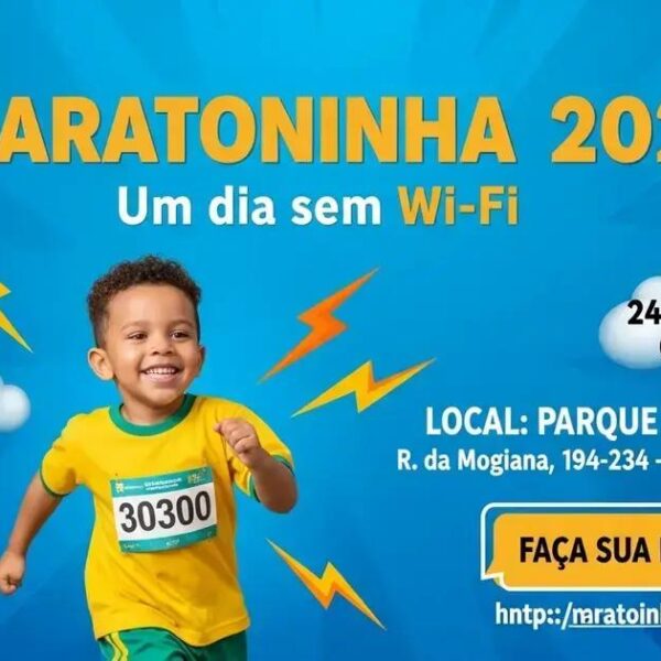 Participe da 1ª Maratoninha Kids Academia em Passos - Um dia sem Wi-Fi