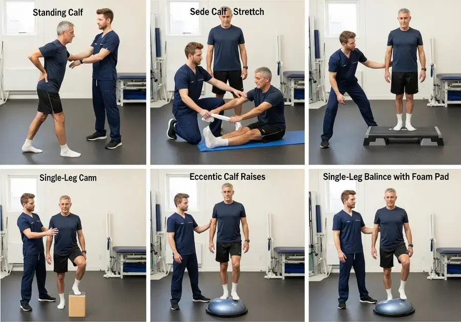 Reabilitação e fisioterapia para tendinite de aquiles