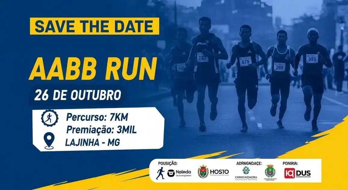 Lajinha se prepara para a AABB Run com R$ 3 mil em prêmios