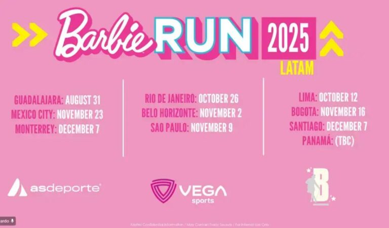 Barbie Run 2025: Inscrições abertas para a corrida mais divertida do ano