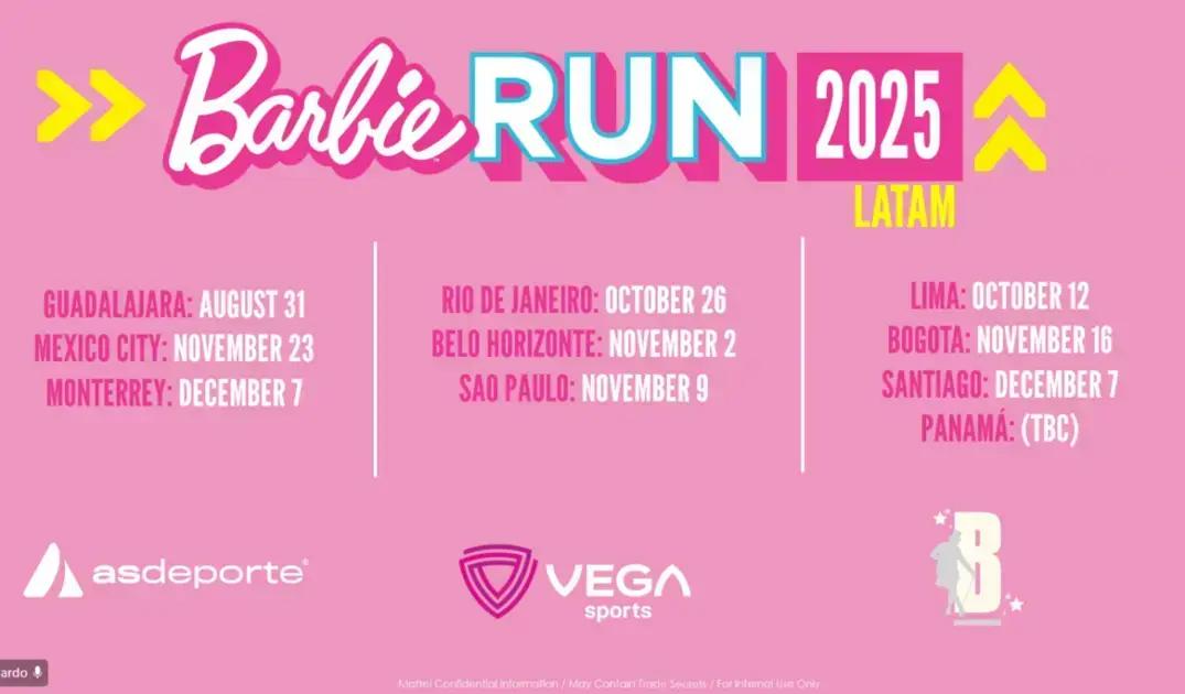 Barbie Run 2025: Inscrições abertas para a corrida mais divertida do ano