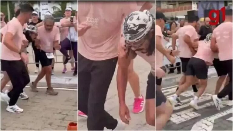 Bell Marques passa mal durante corrida em Fortaleza, mas já se recupera
