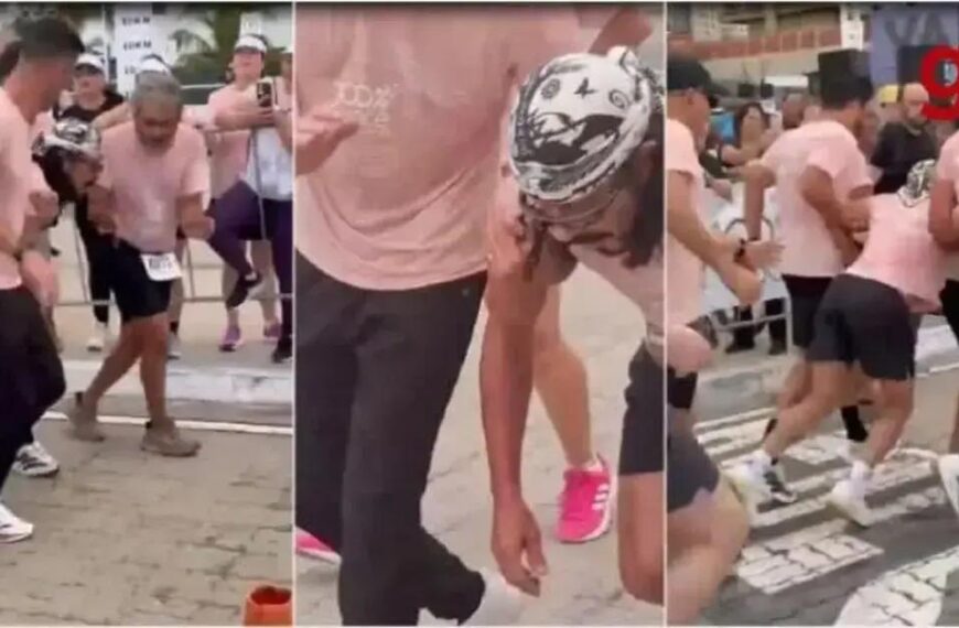 Bell Marques passa mal durante corrida em Fortaleza, mas já se recupera