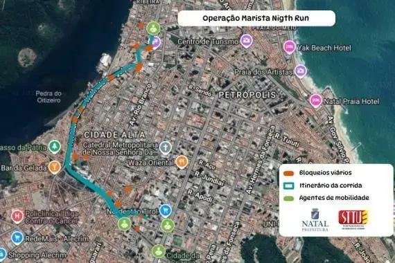 Operação especial da STTU para Marista Night Run e Desbrava Centauro