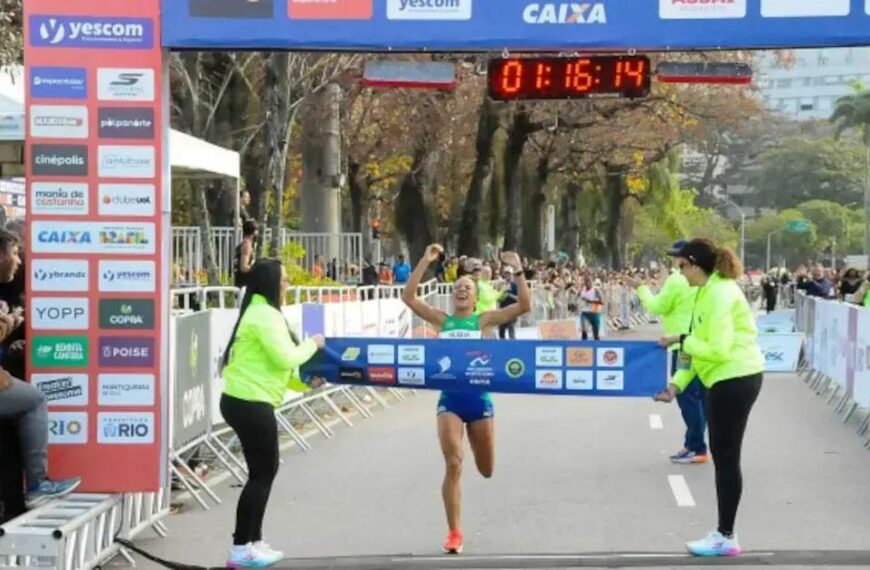 Núbia de Oliveira Silva encerra jejum brasileiro na Meia Maratona do Rio