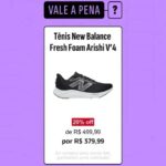 Desconto Imperdível: Tênis de Corrida New Balance com 24% Off