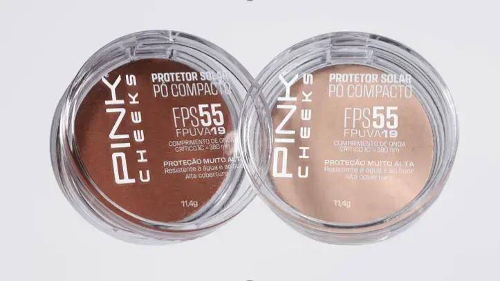 Pink Cheeks apresenta Protetor Solar Pó Compacto FPS 55