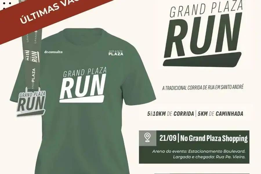 Grand Plaza Run: Corrida e Caminhada em Santo André no Dia 21 de Setembro