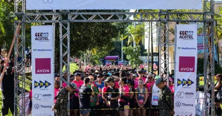 Inscrições abertas para a Corrida Solidária Outubro Rosa em Juiz de Fora