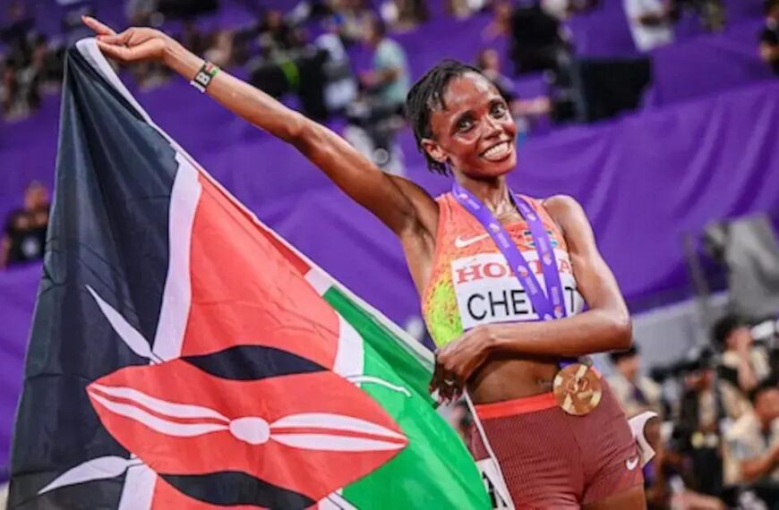 Beatrice Chebet conquista ouro nos 10.000 metros do Mundial de Atletismo