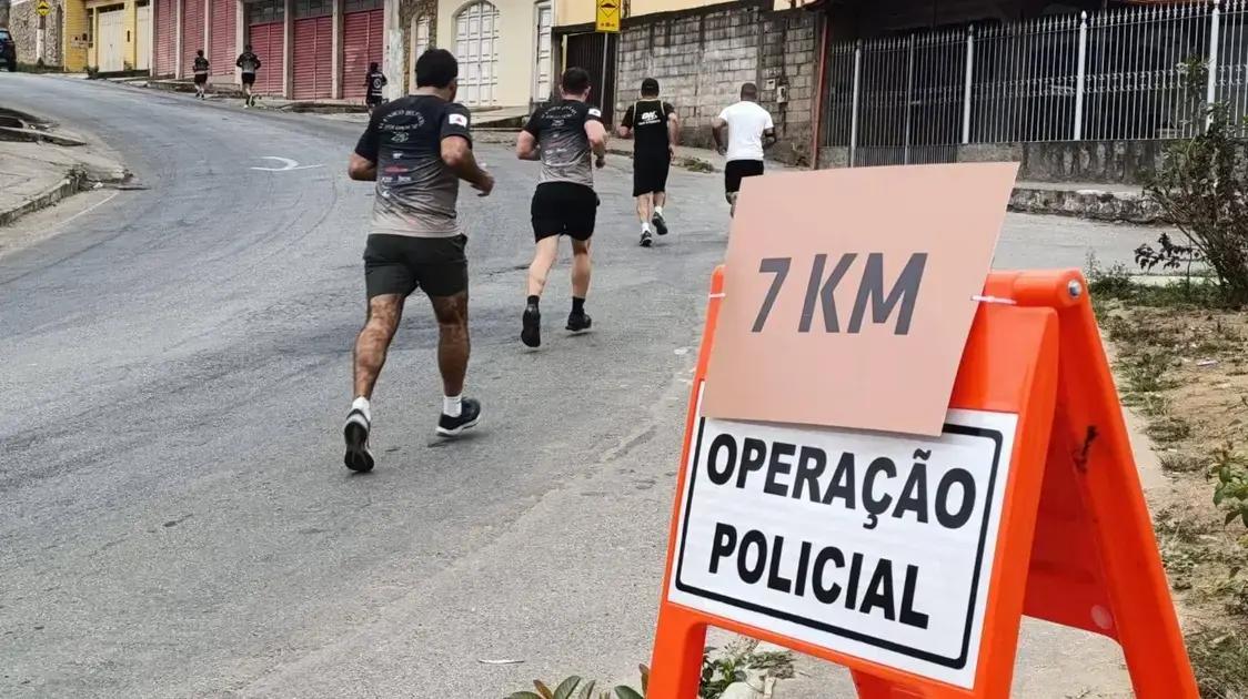 Corrida em homenagem à 13ª Região da PM agita Barbacena