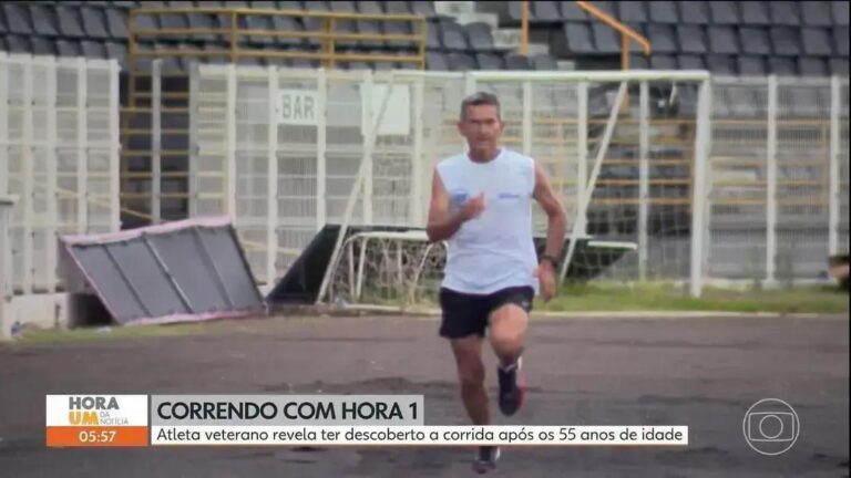 Atleta veterano descobre a corrida após os 55 anos e inspira novos corredores