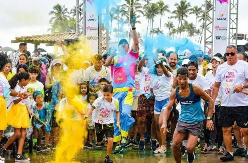 Inscrições abertas para a 7ª Corrida Colorida do Martagão Gesteira