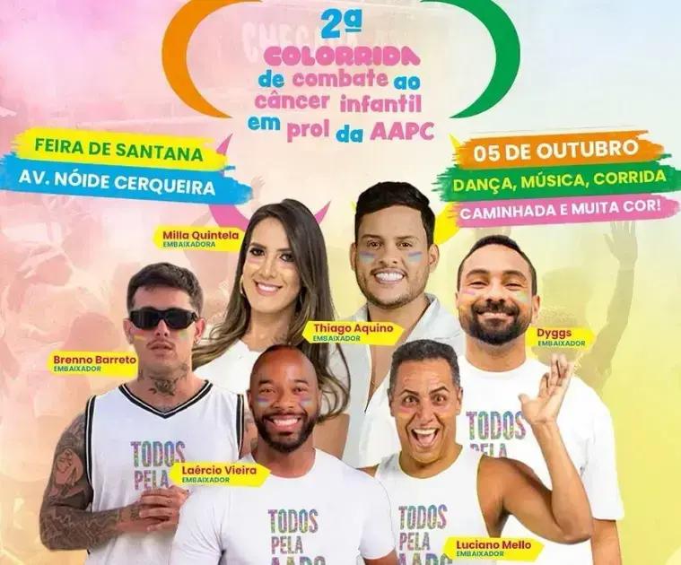 Participe da Corrida Colorida em Prol da AAPC em Outubro