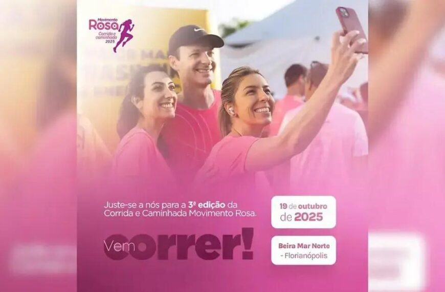 Corrida Movimento Rosa 2025: Inscrições e Detalhes do Evento em Florianópolis