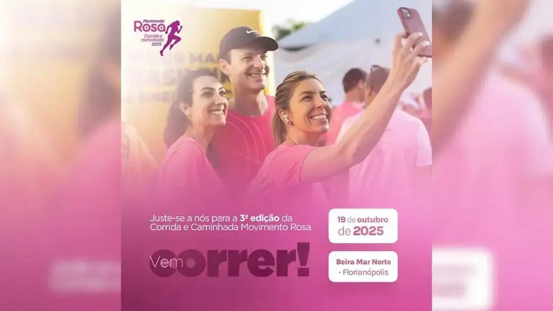 Corrida Movimento Rosa 2025: Inscrições e Detalhes do Evento em Florianópolis