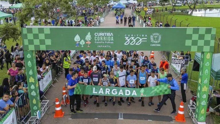 Kits da 4ª etapa da corrida infantil em Curitiba começam a ser entregues