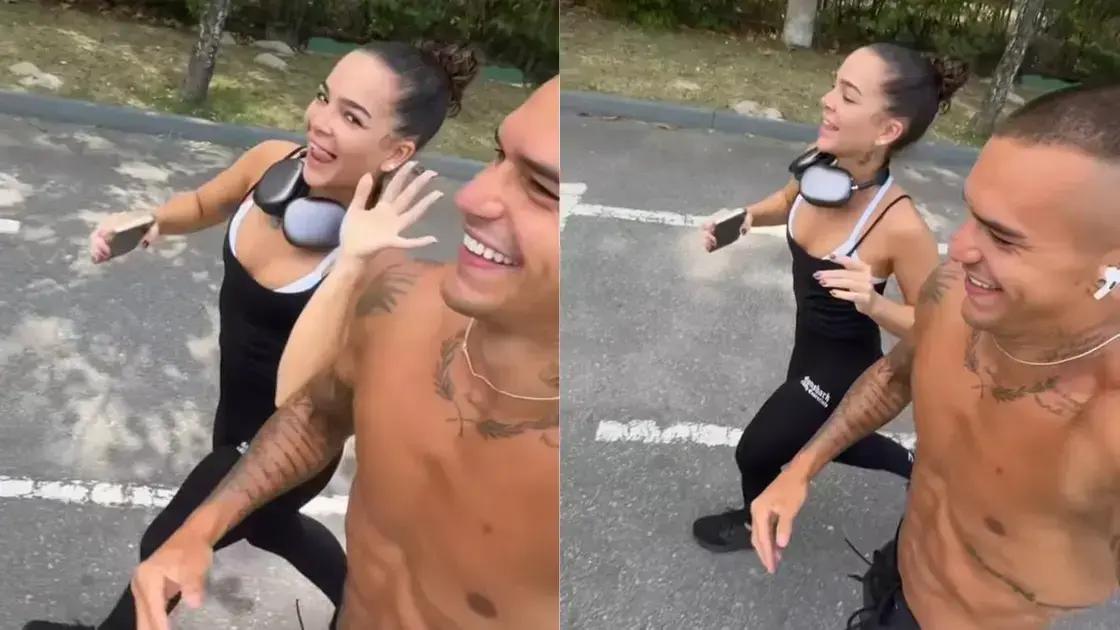 Mel Maia e Luan Medeiros: Corrida e Amor em Postagem Inspiradora