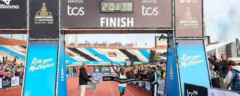 Geoffrey Kipchumba quebra recorde na Maratona de Amsterdã 2025