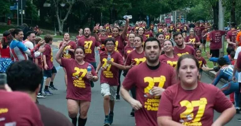 Corrida para Vencer o Diabetes reúne milhares no Parque Moinhos de Vento