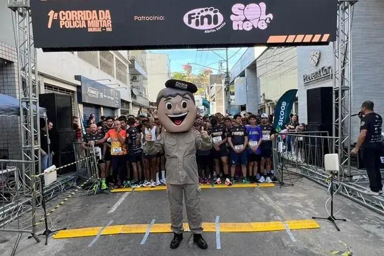 1ª Corrida da Polícia Militar em Muriaé reúne milhares de participantes