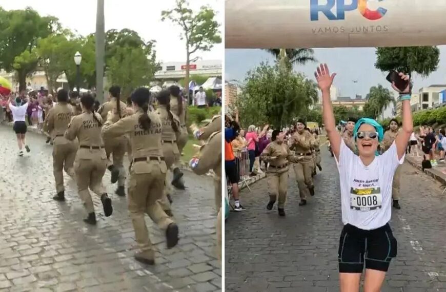 PMs homenageiam colega que venceu o câncer em corrida de conscientização
