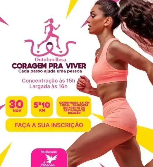 Corrida ‘Coragem de Viver’ promove superação na Praia de Pajuçara