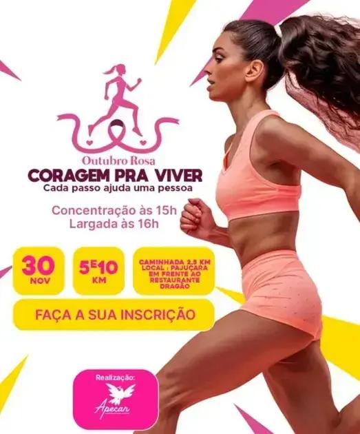 Corrida ‘Coragem de Viver’ promove superação na Praia de Pajuçara