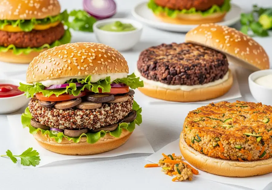 Receitas de hambúrguer de quinoa