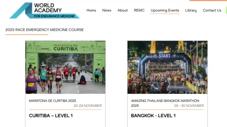 Curso de Medicina de Emergência em Corrida de Rua acontece em Curitiba