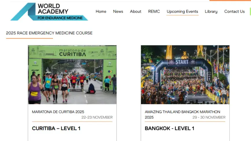 Curso de Medicina de Emergência em Corrida de Rua acontece em Curitiba