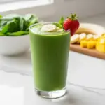 Suco verde com maçã, couve e pepino