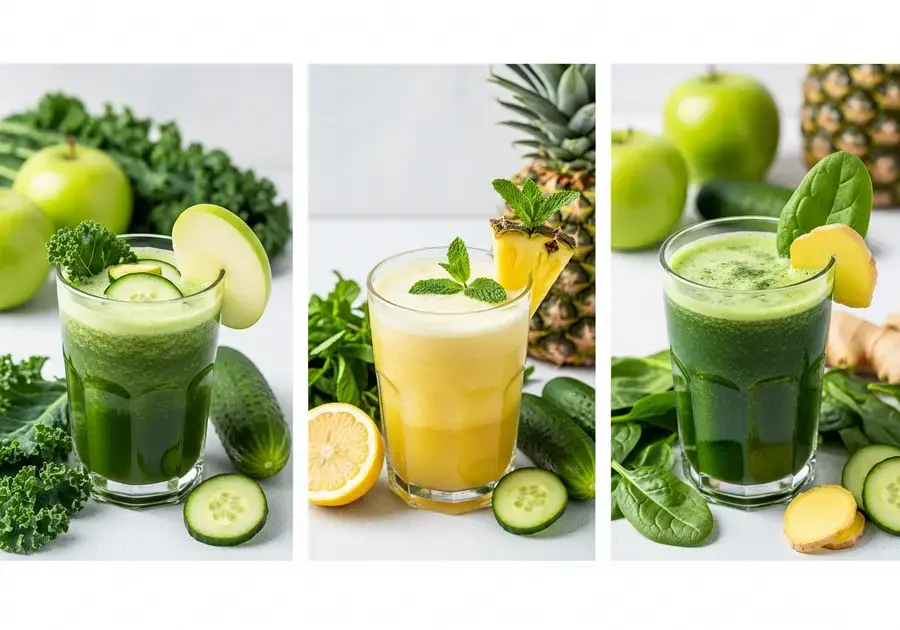 Receitas práticas de suco verde saudável