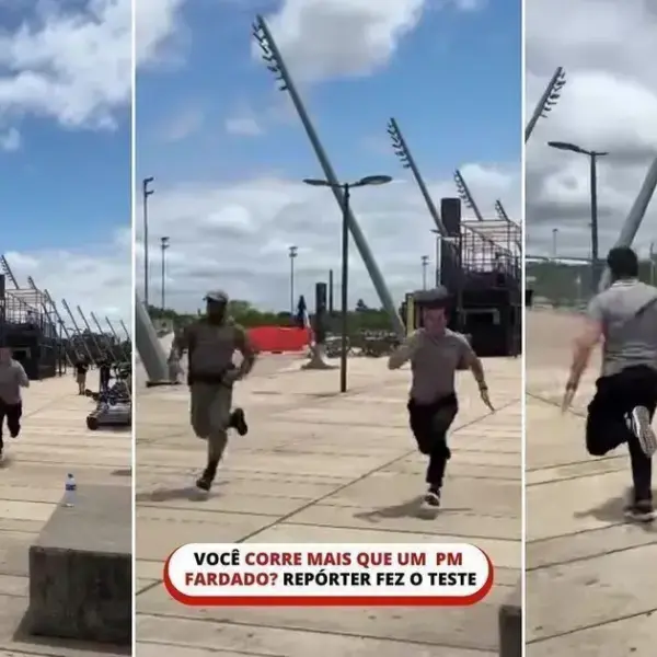 Desafio da Brigada Militar: Você consegue correr mais rápido que um PM?