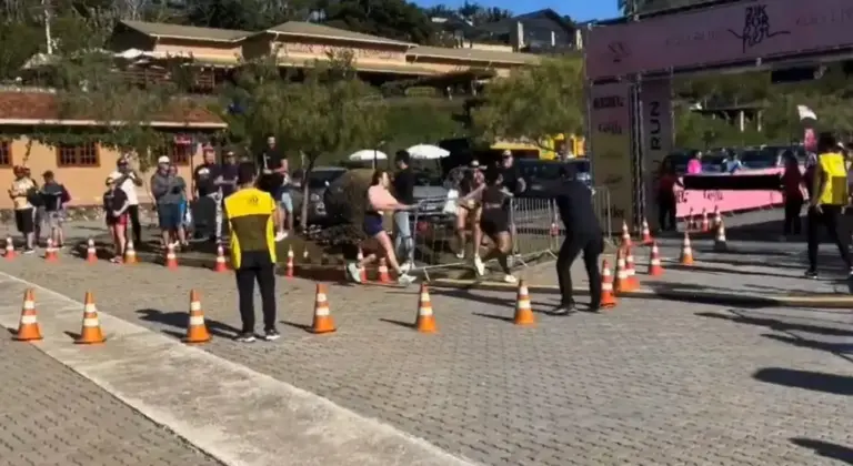 Corredora é desclassificada após queda de atleta em São Roque