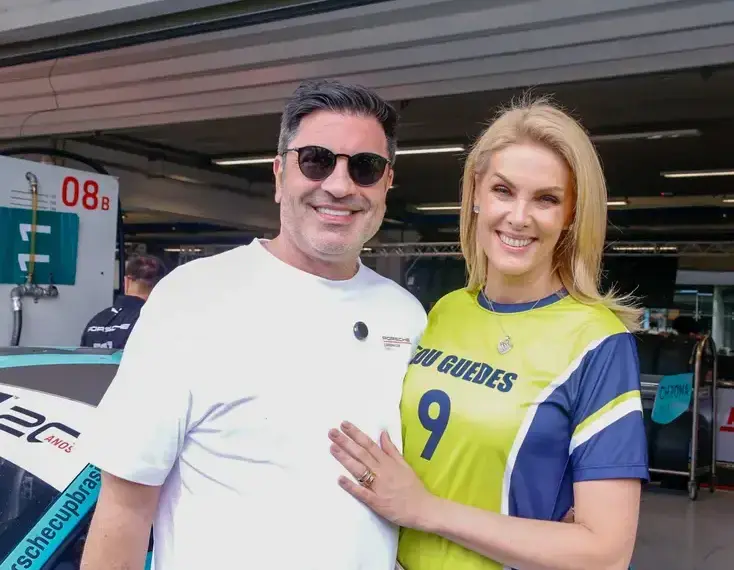 Edu Guedes retorna às corridas com surpresa de Ana Hickmann