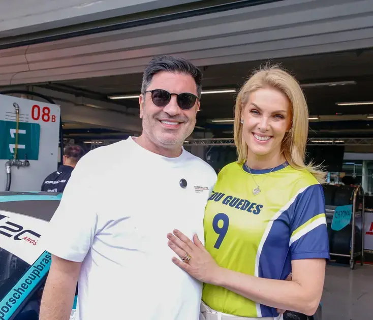 Edu Guedes retorna às corridas com surpresa de Ana Hickmann