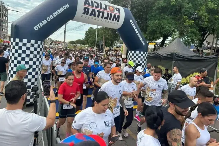 Polícia Militar reúne 2.190 corredores na 25ª Corrida Homens do Mato