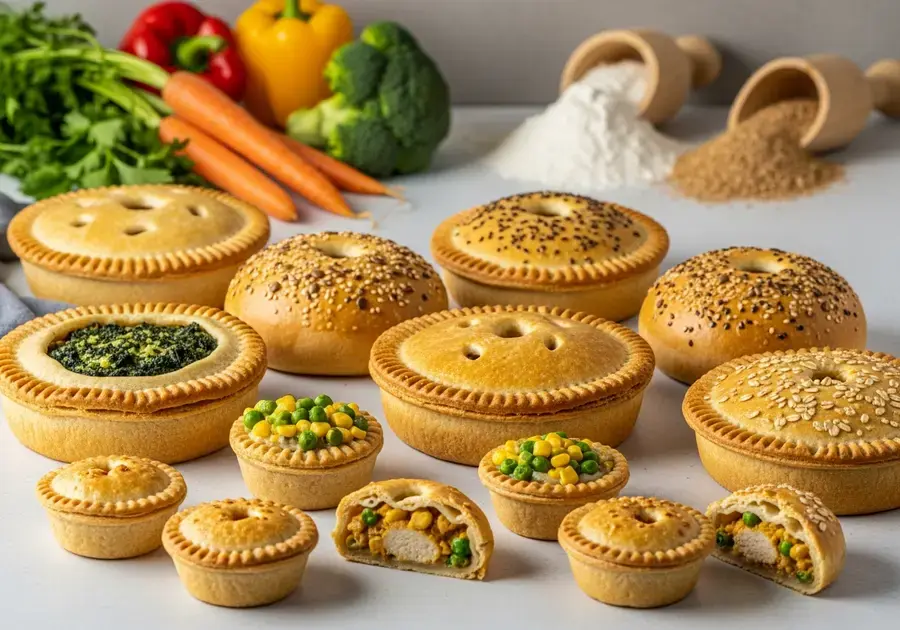 Variações na receita de torta integral