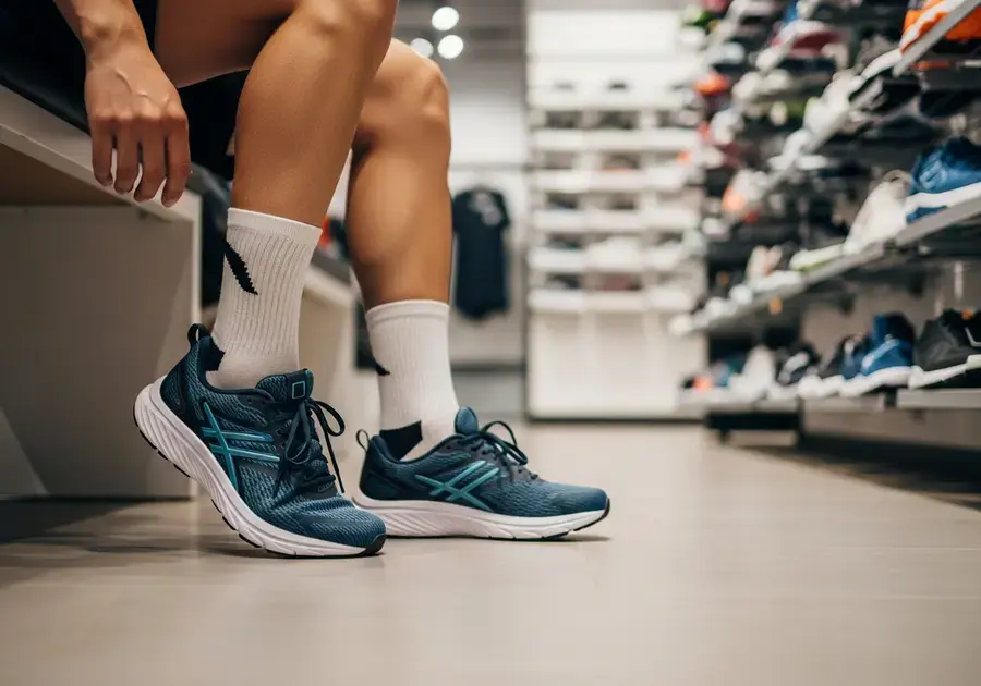 Como experimentar tênis de corrida adequadamente Como experimentar tênis de corrida adequadamente